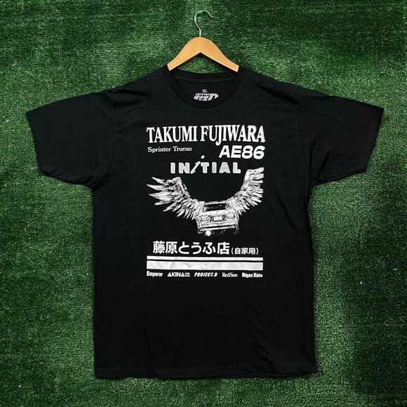 Initial D Sprinter Trueno Takumi Fujiwara T-Shirt Size Extra Large - Picture 1 of 4